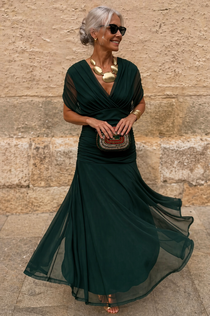 Damska Sukienka Glamour Maxi | Styl Bez Wysiłku