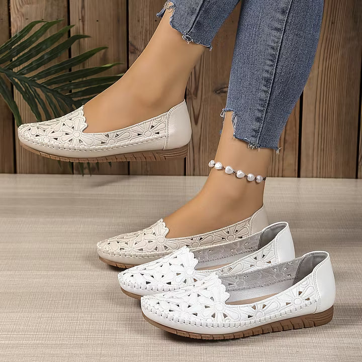 Damskie codzienne mokasyny | Wygodne buty z wycięciami