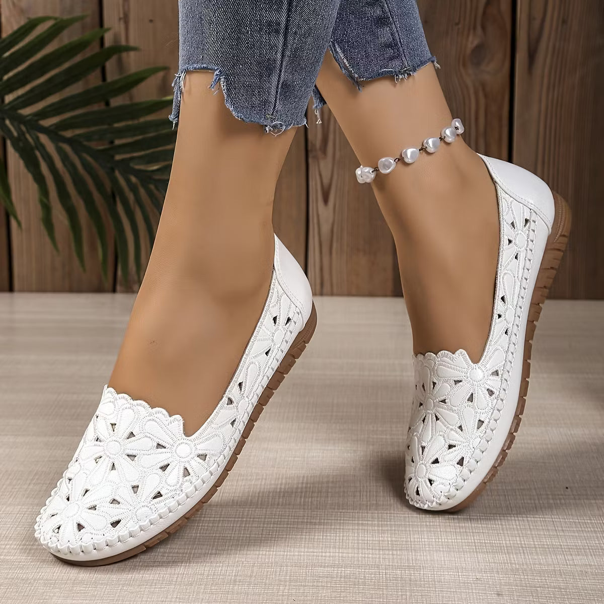 Damskie codzienne mokasyny | Wygodne buty z wycięciami