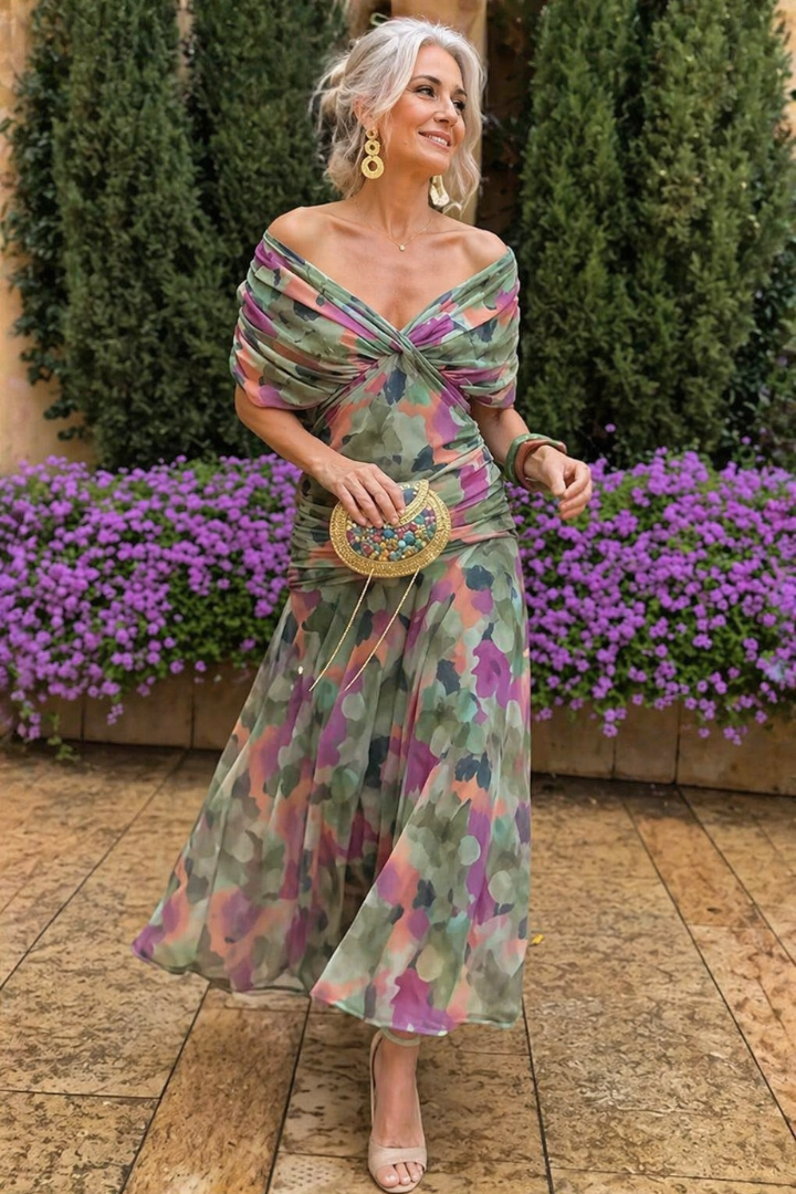 Damska Sukienka Glamour Maxi | Styl Bez Wysiłku