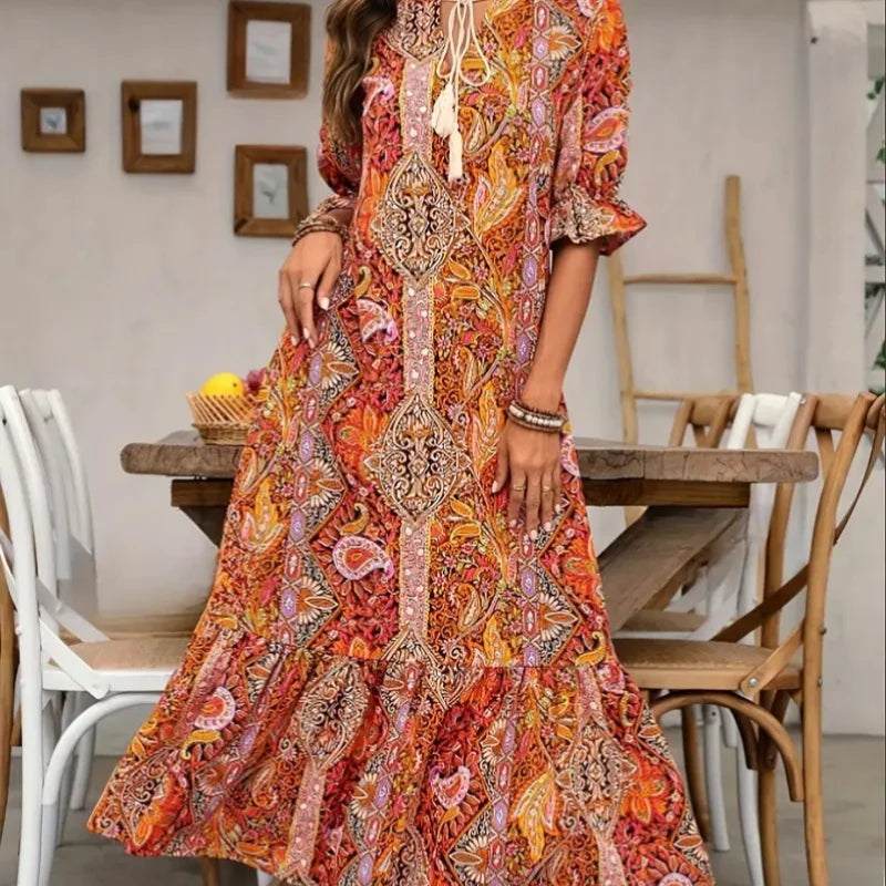 Damska Sukienka Casual Flow | Swobodny Fason